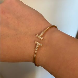 Authentic Tiffany T Wire Bracelet